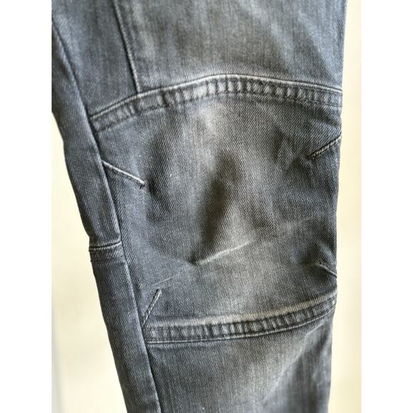 R13 Moto Skinny Jeans Women's Size 28 Black Denim Distressed Vintage Style Italy - Picture 5 of 16